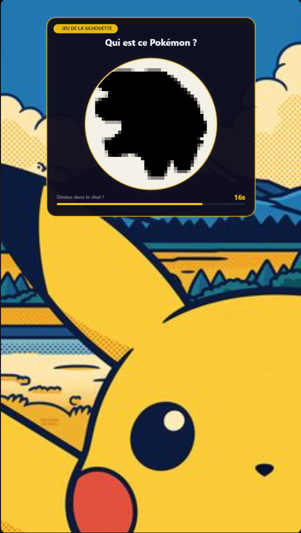 Overlay Silhouette Pokémon